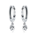 Paw Print Hoop Earrings