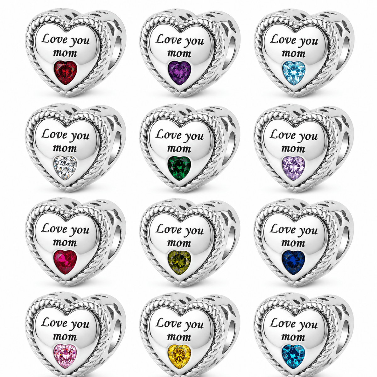 Personalized Photo & Engraved Heart Charm