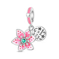 Pink Blossom “Life in Full Bloom” Dangle Charm