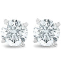 1 1/4 cttw Diamond Studs 14K White Gold IGI Certified Earrings