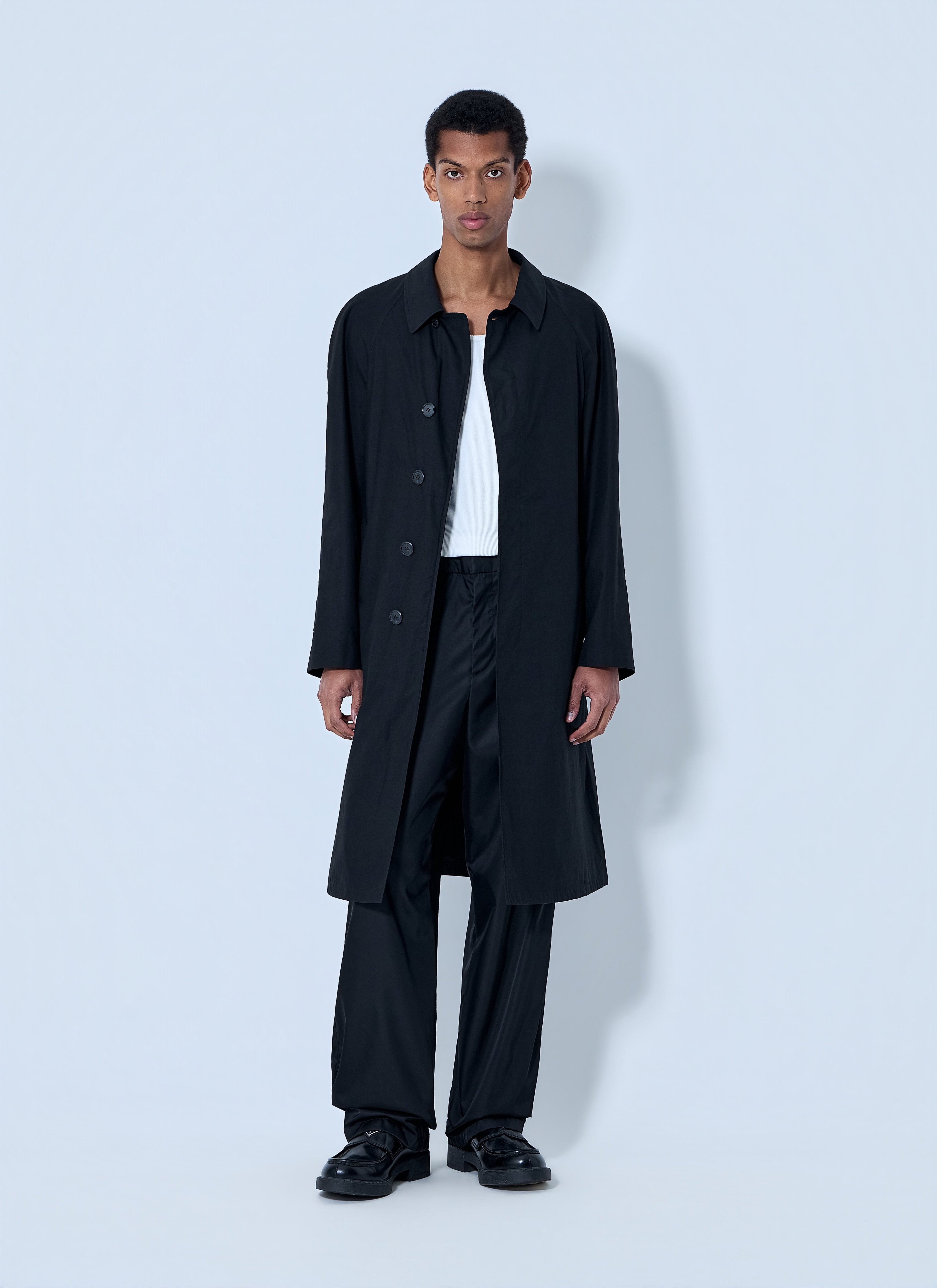 Prada Men Classic Single-Breasted Coat