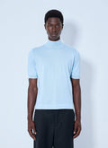 Prada Men Ribbed Turtleneck T-Shirt