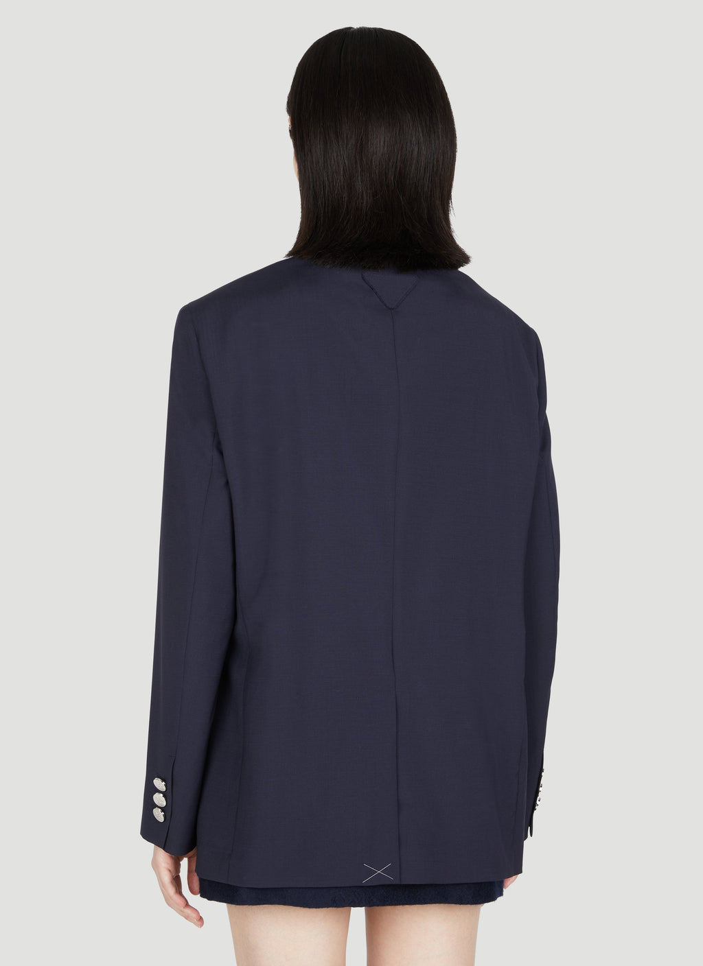 Prada Women Wool Mohair Suit Blazer