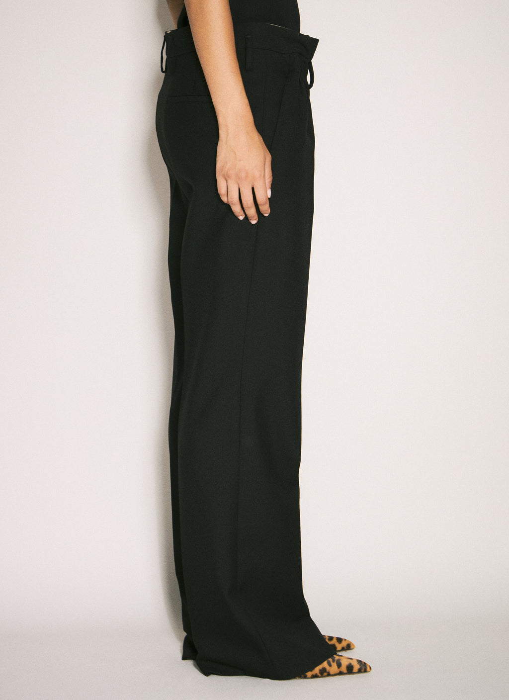 Prada Women Wool Gabardine Pants