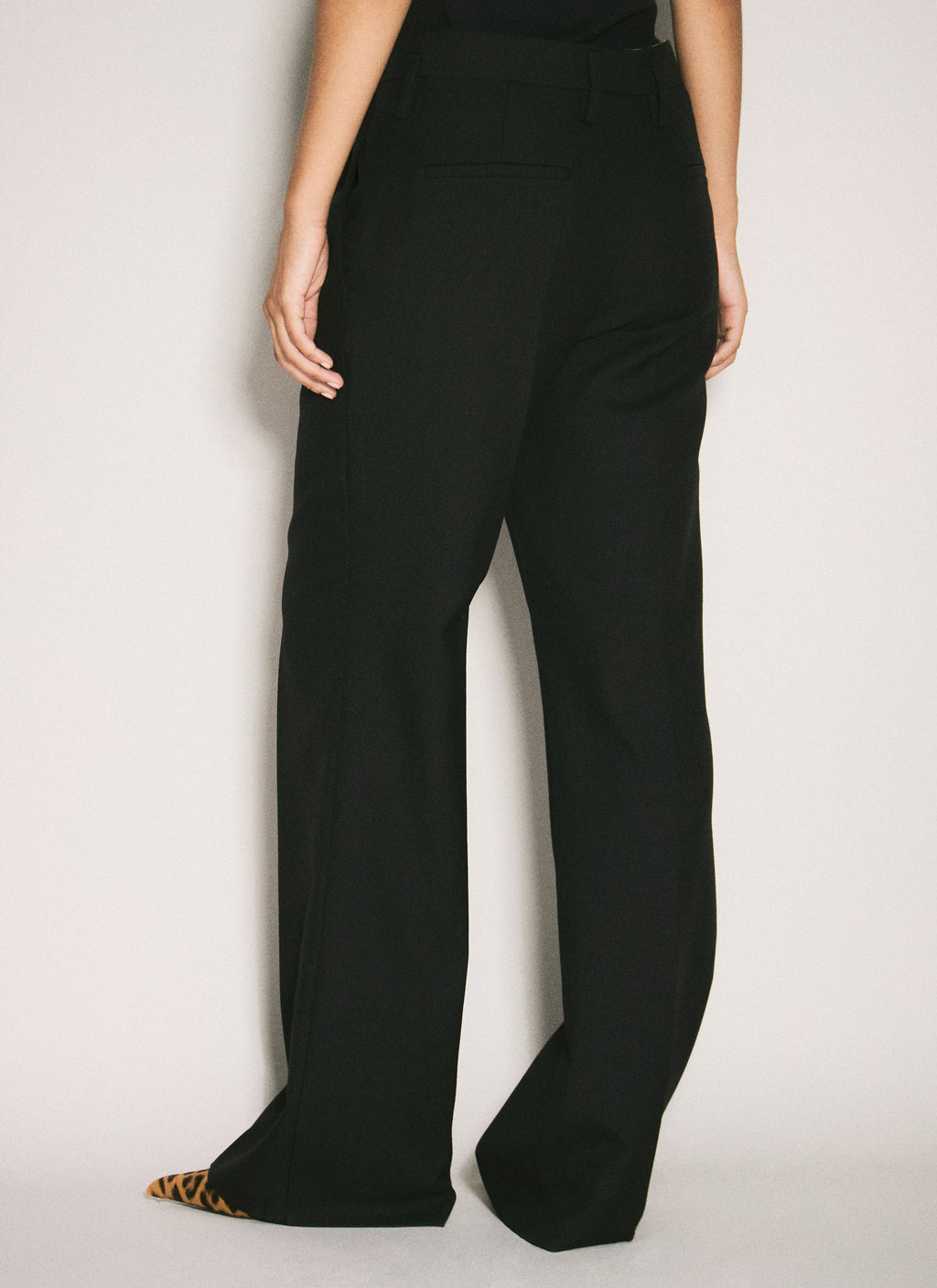 Prada Women Wool Gabardine Pants