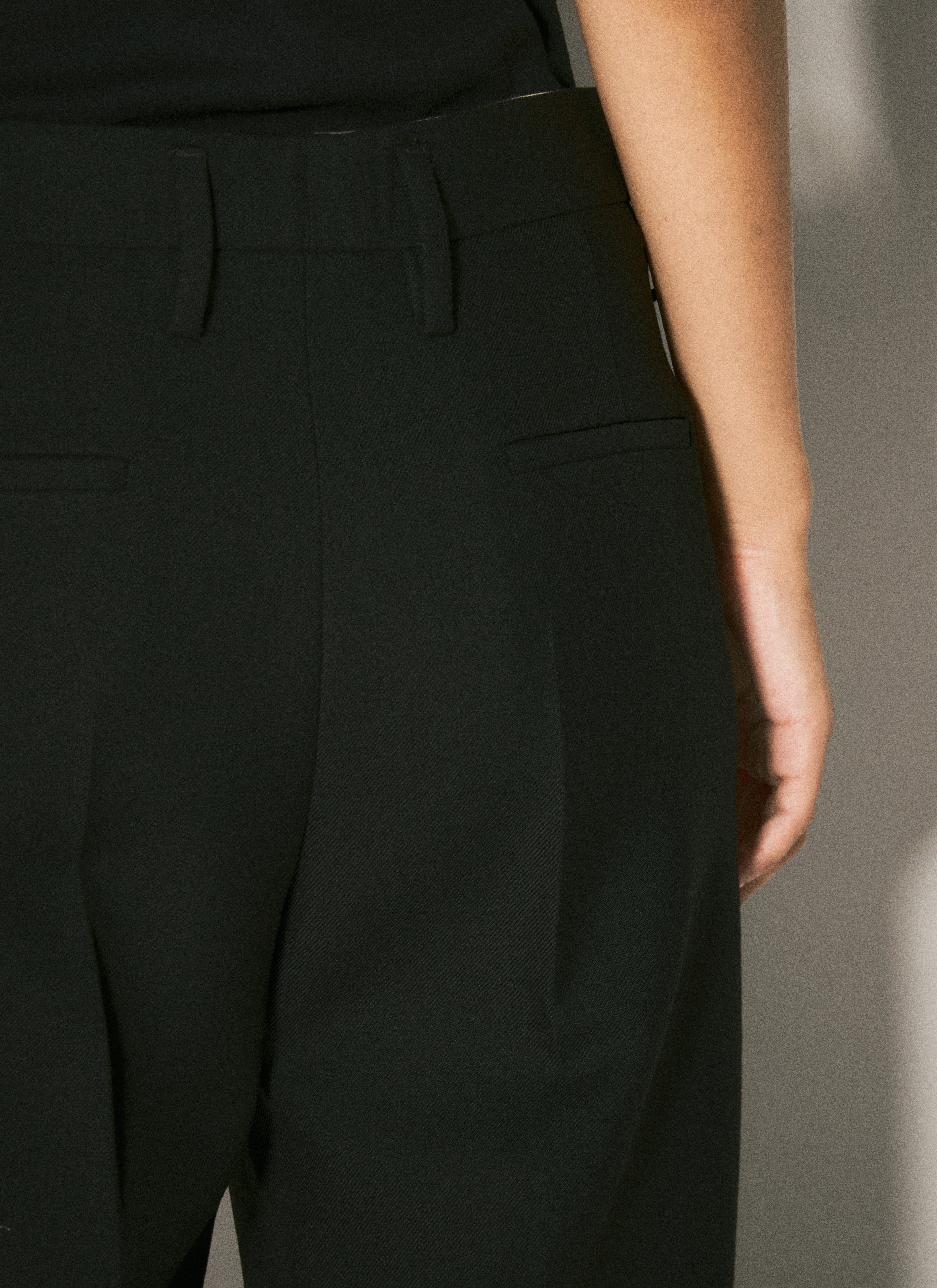 Prada Women Wool Gabardine Pants