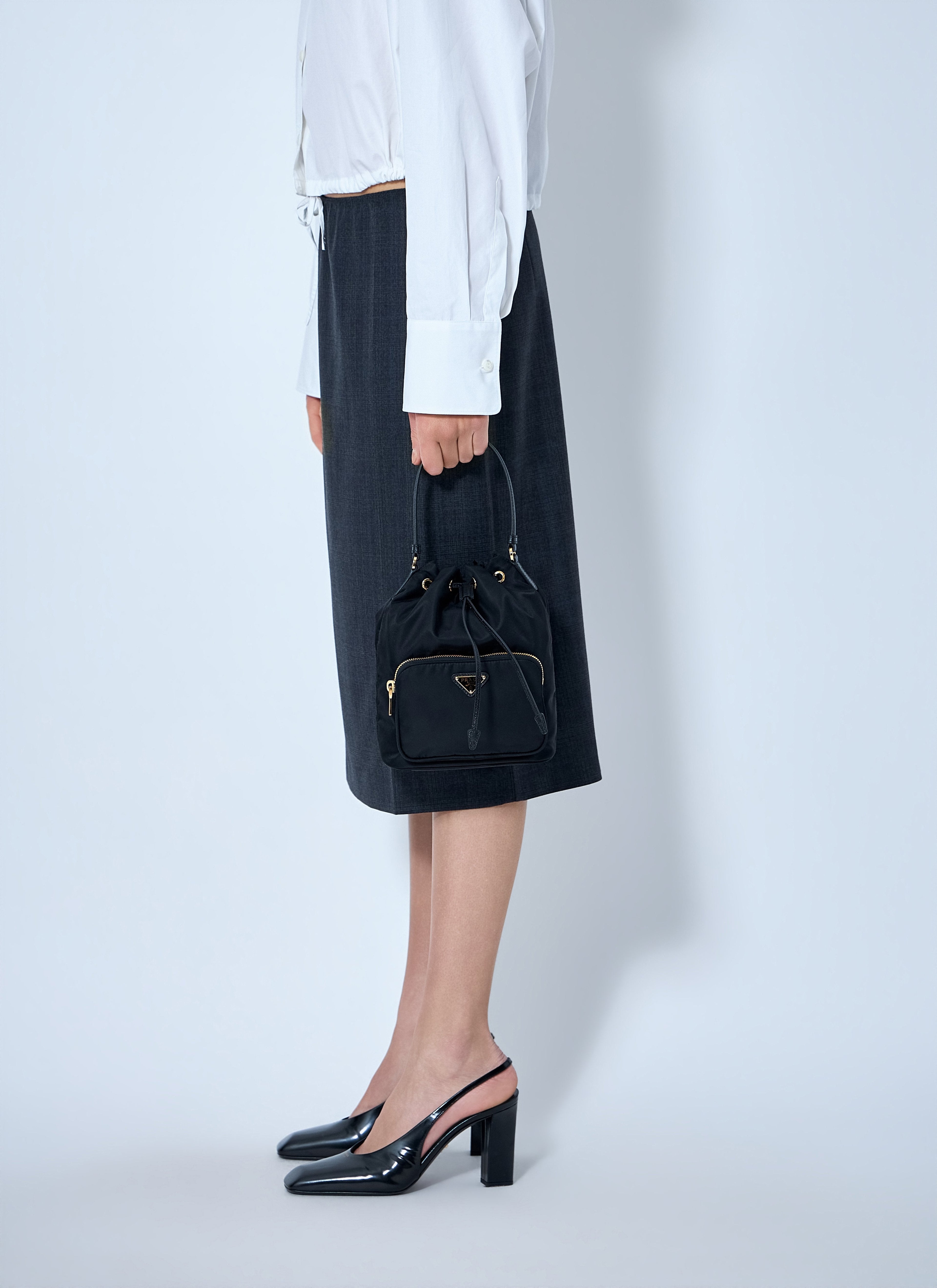 Prada Women Re-Nylon Bucket Bag