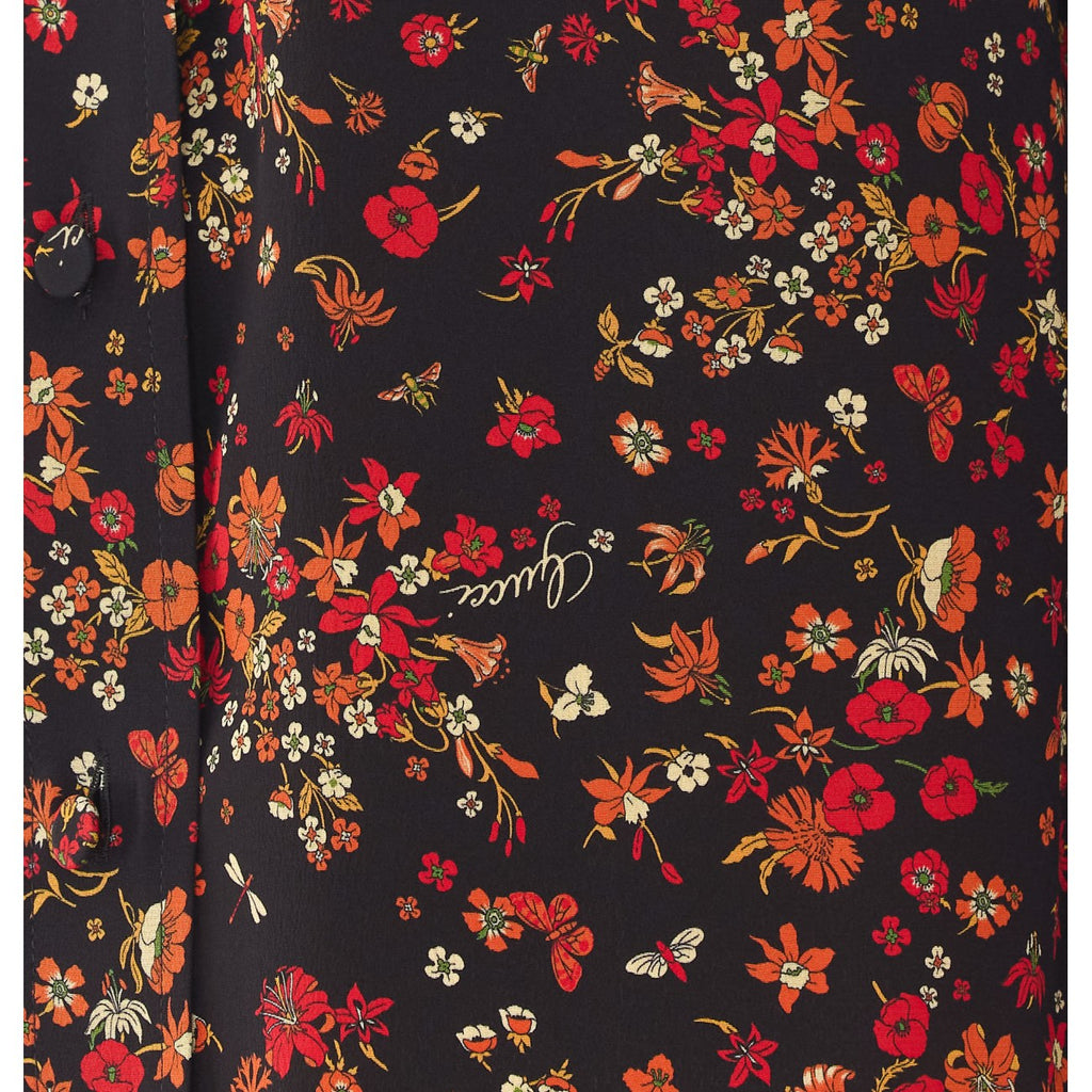 Gucci Women Printed Gucci Silk Shirt