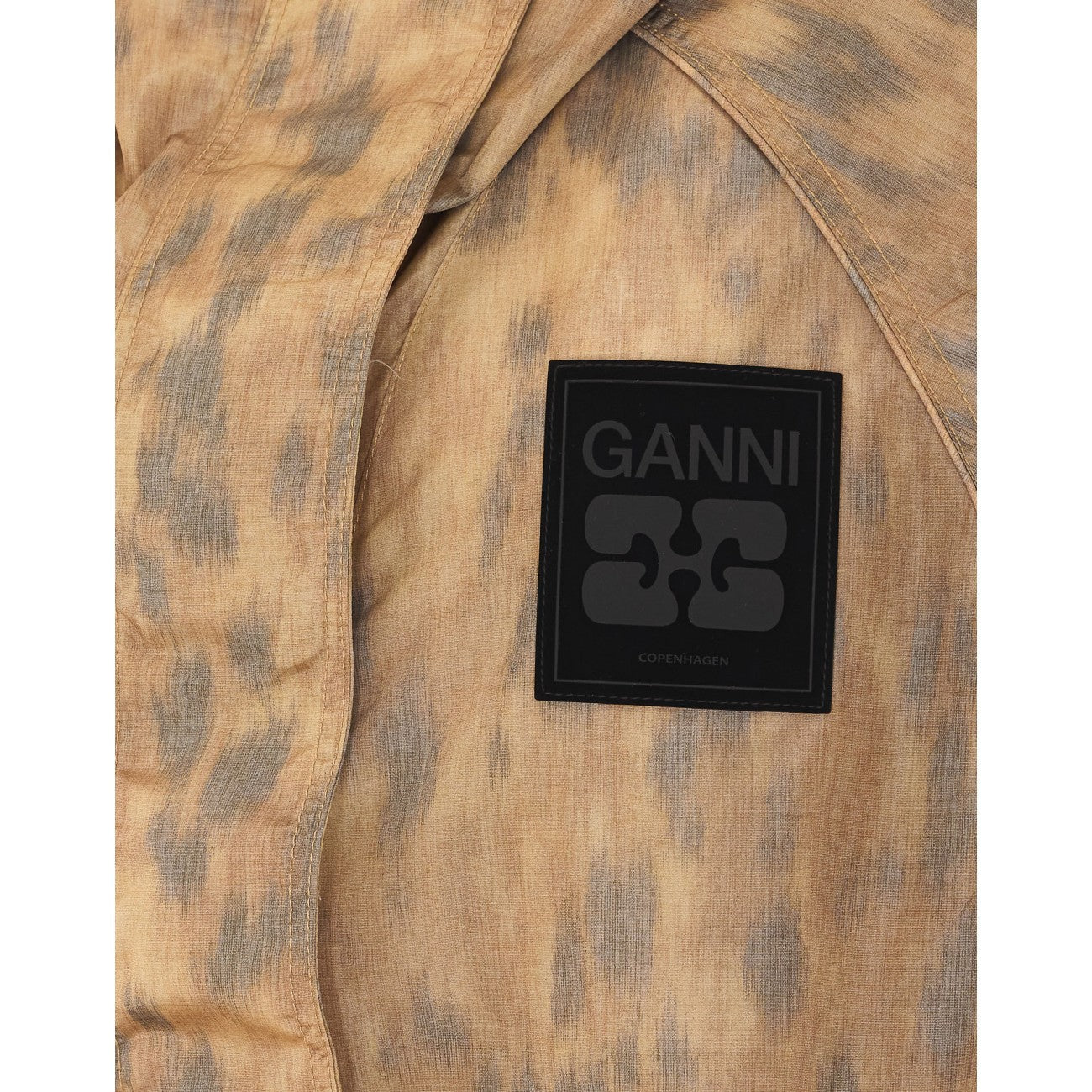 Ganni Women Printed Nylon Flyweight Jacket