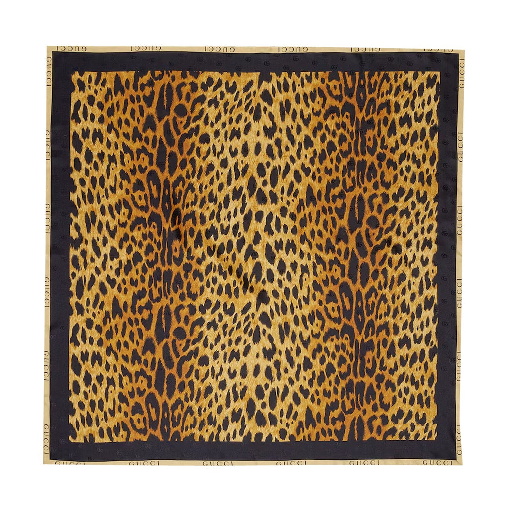 Gucci Women Printed Silk Twill Carre'