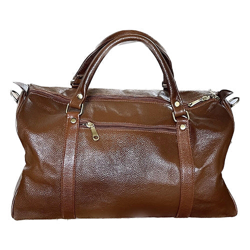 New Buffalo Leather Large Tan Duffel/Travel Bag For Men/Women