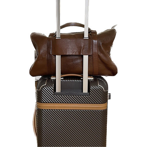 New Buffalo Leather Large Tan Duffel/Travel Bag For Men/Women