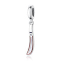 Puerto Rico Flag Map Dangle Charm