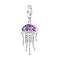 Purple Jellyfish Dangle Charm