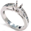 1/2ct 14k White Gold Diamond Engagement Mount Ring Size Selectable