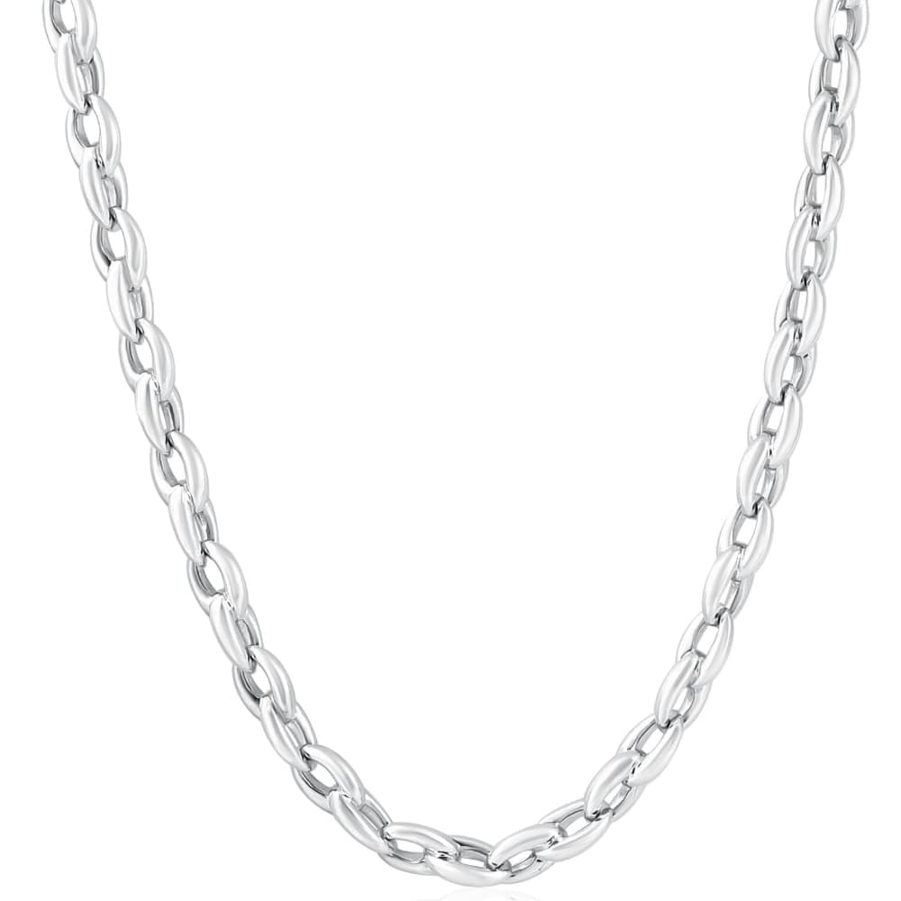 Men's 14k Gold (96gram) or Platinum (180gram) 6.5mm Link Chain Necklace 24"