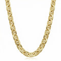 Fremada 14k Yellow Gold Filled Men's 5.9mm Mariner Link Chain Necklace
