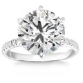 Certified 2.33Ct Diamond Engagement Ring 14k White Gold Lab Grown Size: 7.5