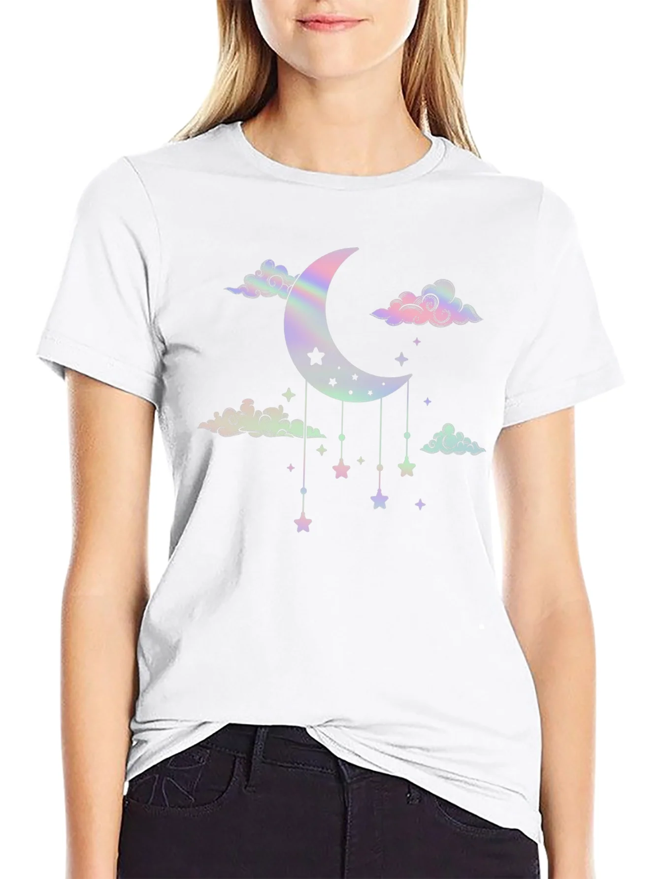 Dreamy Moon & Stars Graphic Tee