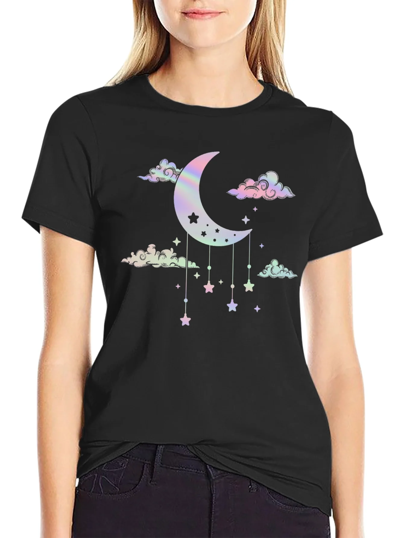 Dreamy Moon & Stars Graphic Tee