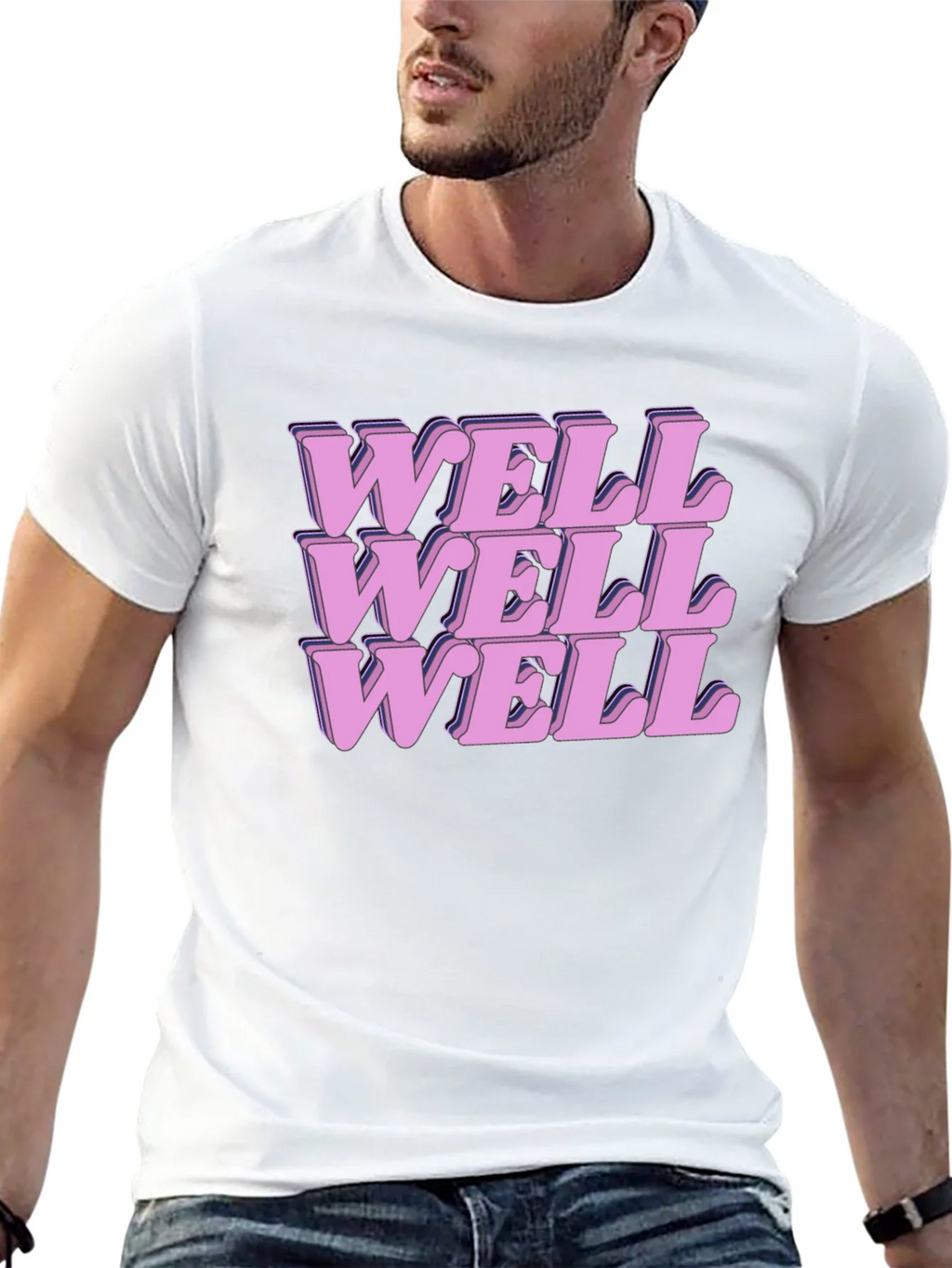 Well Well Well Graphic Print T-Shirt