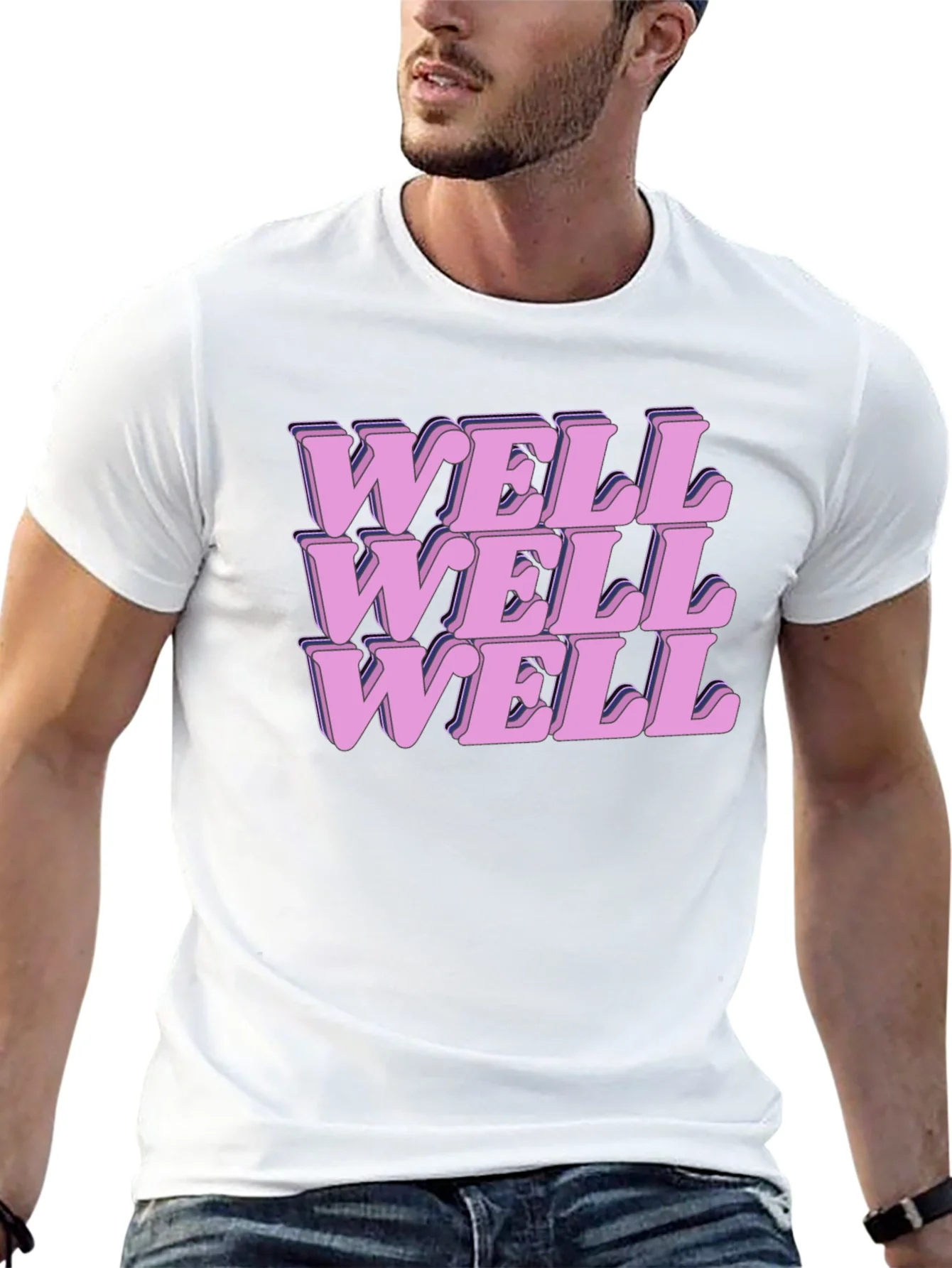 Well Well Well Graphic Print T-Shirt