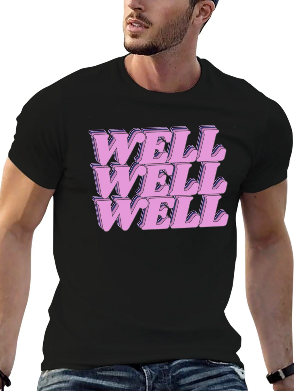 Well Well Well Graphic Print T-Shirt