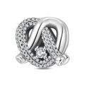 Radiant Love Knot Charm