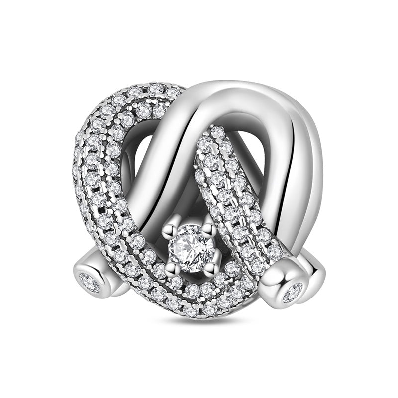 Radiant Love Knot Charm