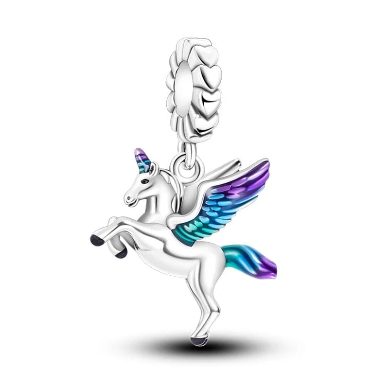 Rainbow Unicorn Charm