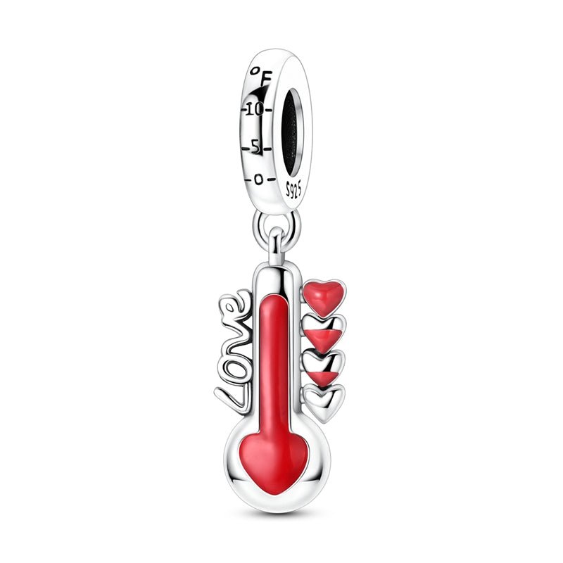 Red Heart Thermometer of Love Dangle Charm