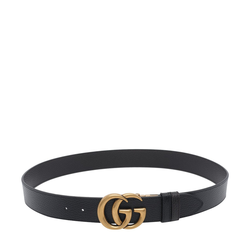 Gucci Men Reversible Gg Logo Belt