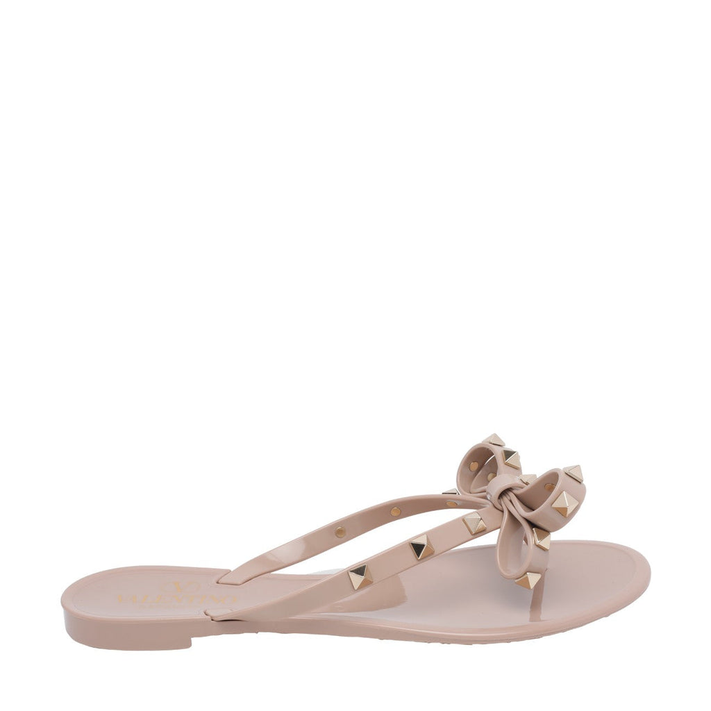 Valentino Garavani Women Rockstud Rubber Flip Flops