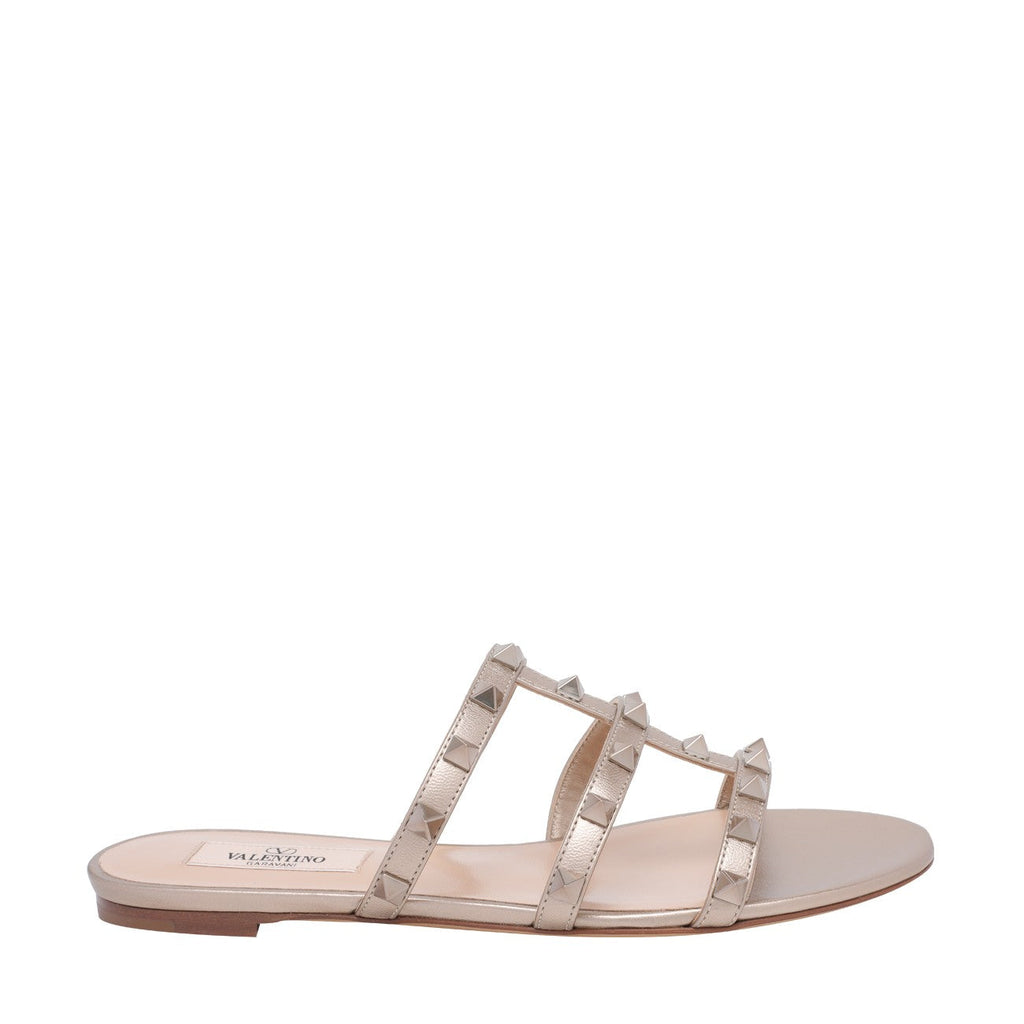 Valentino Garavani Women Rockstud Slide Sandals