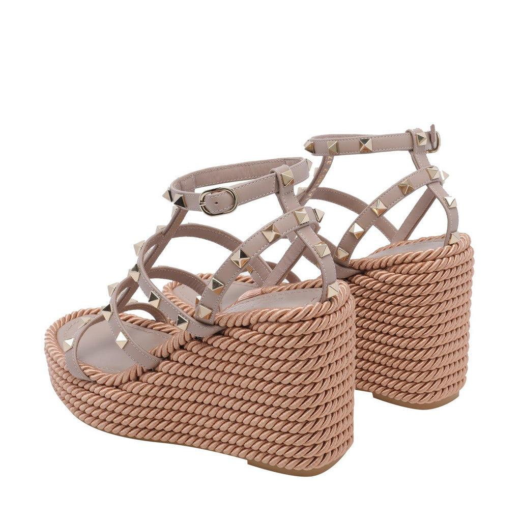 Valentino Garavani Women Rockstud Wedged Sandals