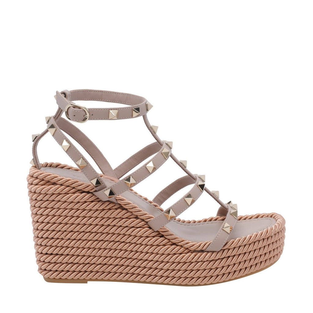 Valentino Garavani Women Rockstud Wedged Sandals