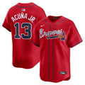 Ronald Acuna Jr Atlanta Braves Alternate Limited Jersey – Red