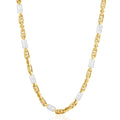 Men's 14k Gold (74gram) or Platinum (139gram) 5.5mm Link Chain Necklace 24"