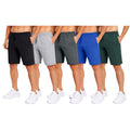 Blue Ice  Men' Cotton Blend Lounge Shorts- 5 Pack