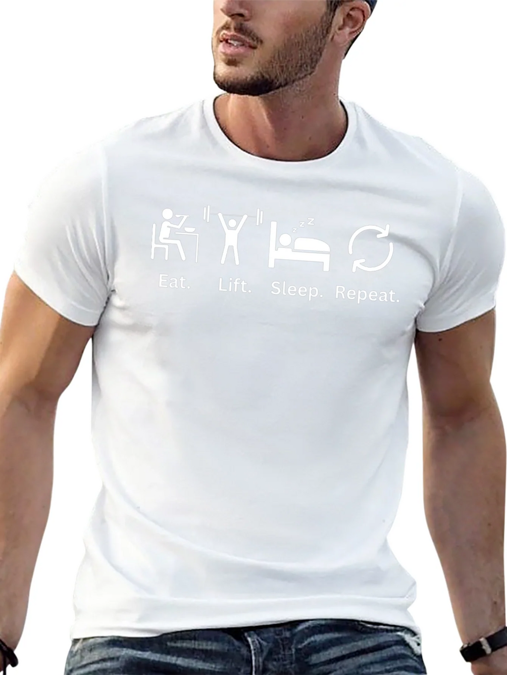 Eat Lift Sleep Repeat Fitness T-Shirt