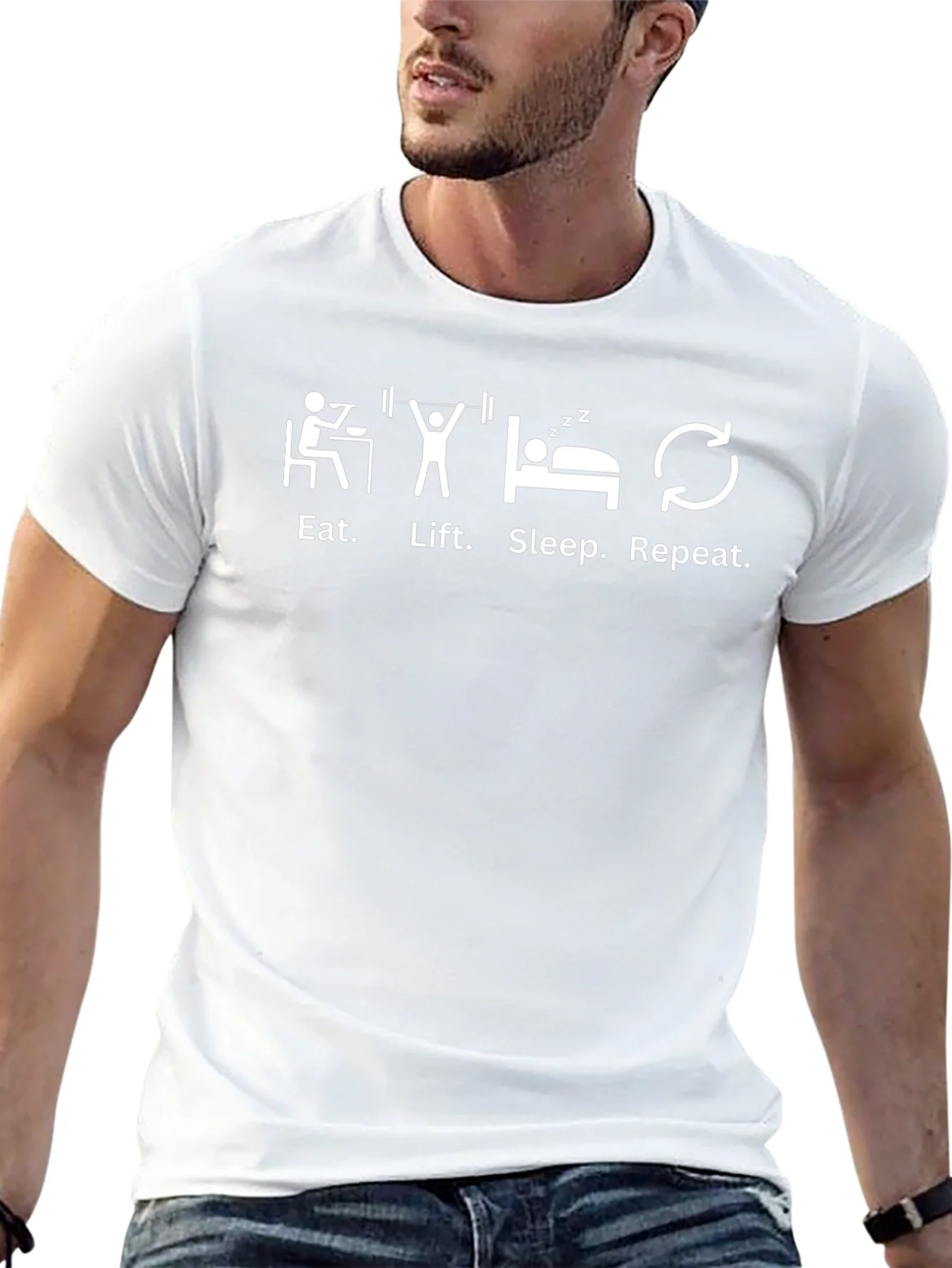 Eat Lift Sleep Repeat Fitness T-Shirt