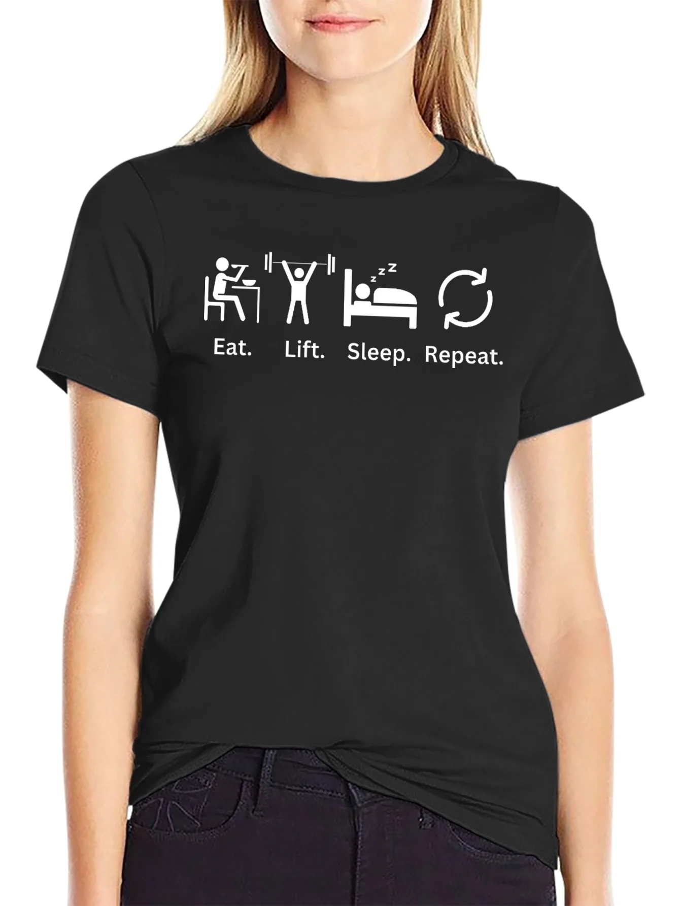 Eat Lift Sleep Repeat Fitness T-Shirt