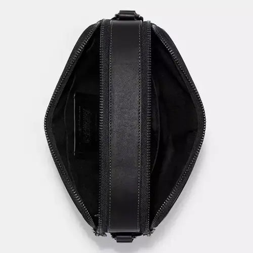 NWT Coach Men’s Graham Crossbody Bag In Smooth Calf Leather- Black