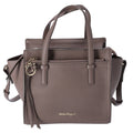 Salvatore Ferragamo Amy Handbag Gray Leather Small Crossbody