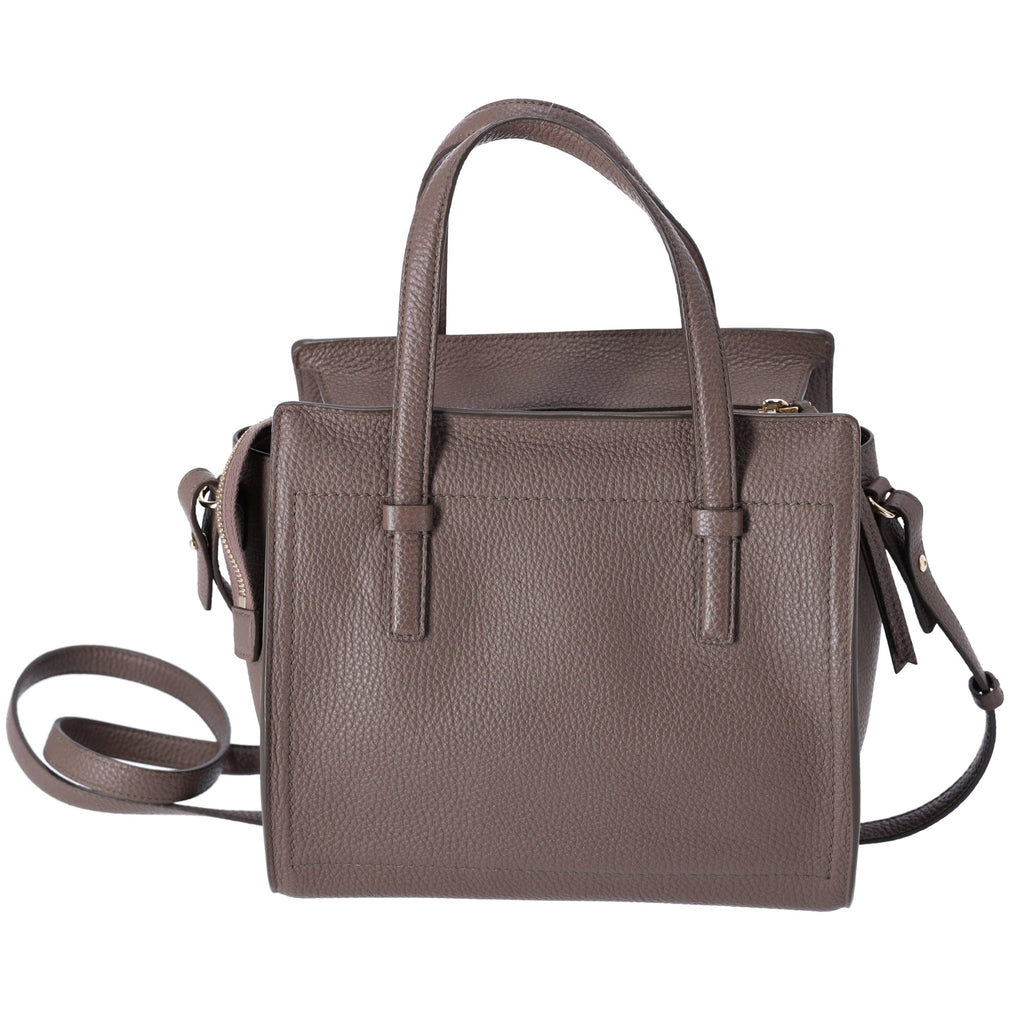 Salvatore Ferragamo Amy Handbag Gray Leather Small Crossbody
