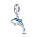 Shimmering Dolphin Dangle Charm