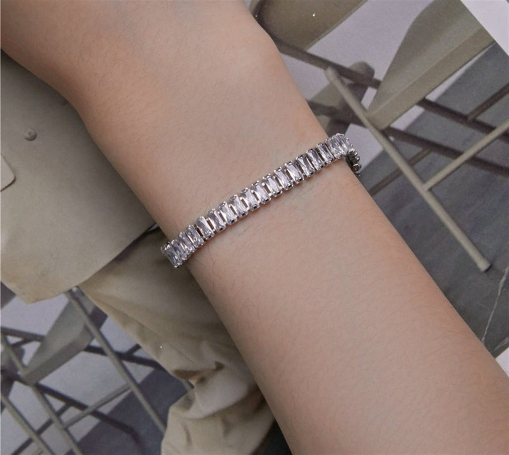 Shining Crystal Tennis Bracelet