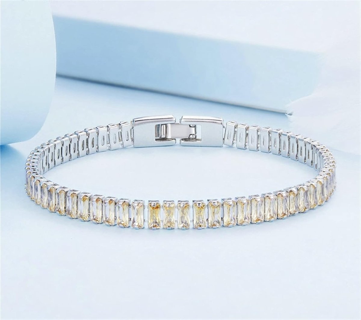 Shining Crystal Tennis Bracelet