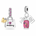 Shopping & Travel Charm Duo