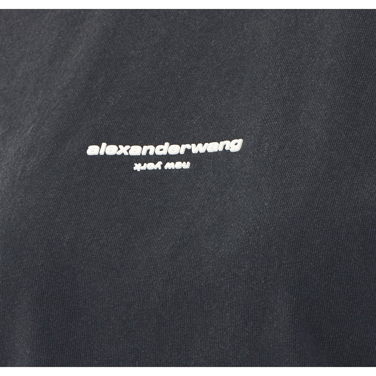 Alexander Wang Women Shrunken Logo T-Shirt